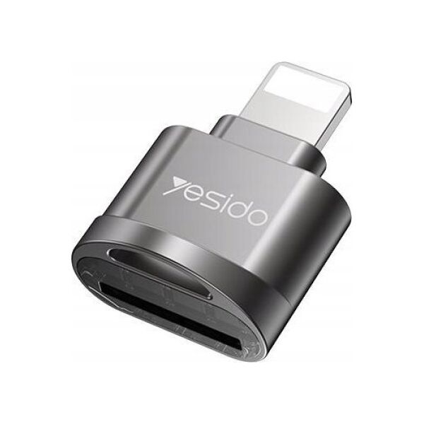 Yesido yesido GS18 Czytnik Kart OTG Lightning - Micro SD, BLACK / CZARNY 14115295 6971050266354
