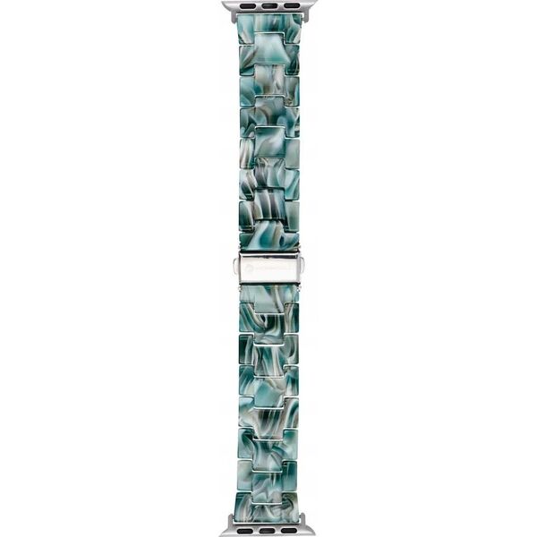ForCell FORCELL F-DESIGN FA04 pasek żywiczny marmurkowy do APPLE Watch 38 / 40 / 41 mm zielony 14116691 5903396291487