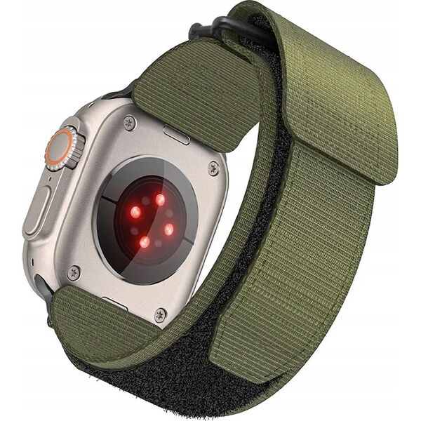ForCell FORCELL F-DESIGN FA05 pasek nylonowy do APPLE Watch 38 / 40 / 41 mm zielony 14116727 5903396291579