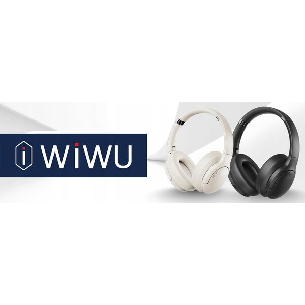 Słuchawki WiWU WiWU - Słuchawki bezprzewodowe Soundcool Headset TD-02 - białe 14116935 6976195094619