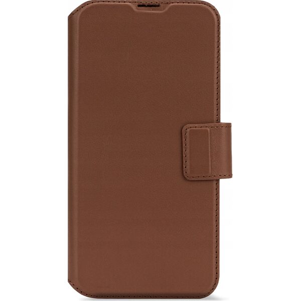Decoded Decoded Leather Detachable Wallet - skórzana obudowa ochronna do iPhone 16 Pro kompatybilna z MagSafe (tan) 14118833 8721145001272