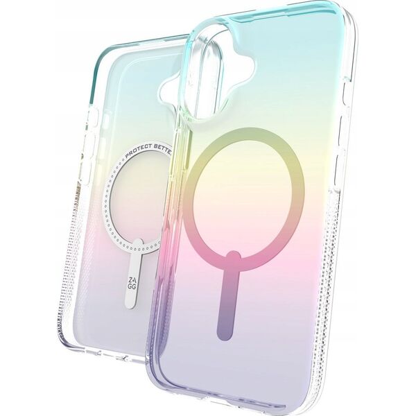 Zagg International ZAGG Milan Snap - obudowa ochronna do iPhone 16 kompatybilna z MagSafe (iridescent) 14118934 840390319463