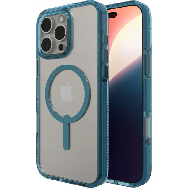 Zagg International ZAGG Santa Cruz Snap - obudowa ochronna do iPhone 16 Pro Max kompatybilna z MagSafe (retro blue) 14118941 840390318978