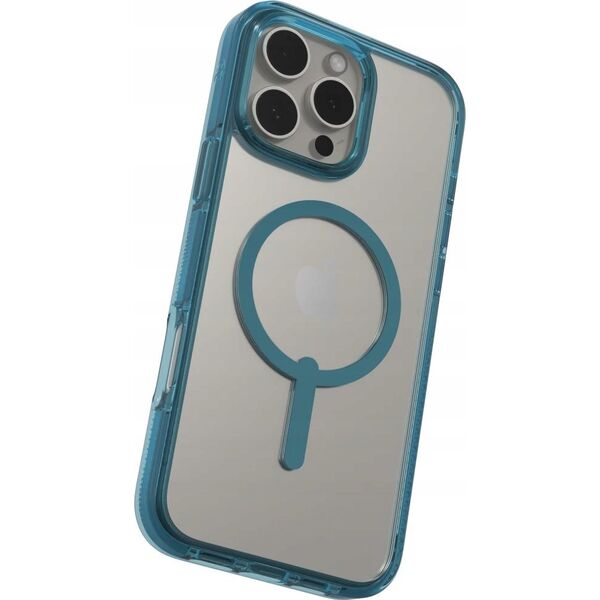 Zagg International ZAGG Santa Cruz Snap - obudowa ochronna do iPhone 16 Pro Max kompatybilna z MagSafe (retro blue) 14118941 840390318978