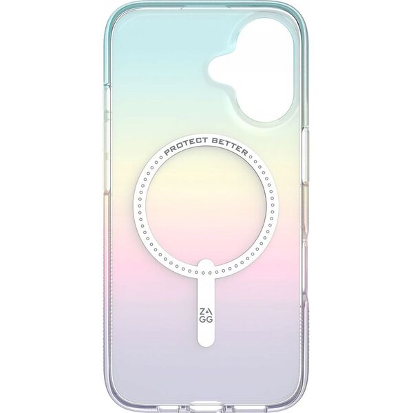 Zagg International ZAGG Milan Snap - obudowa ochronna do iPhone 16 Plus kompatybilna z MagSafe (iridescent) 14118966 840390319470