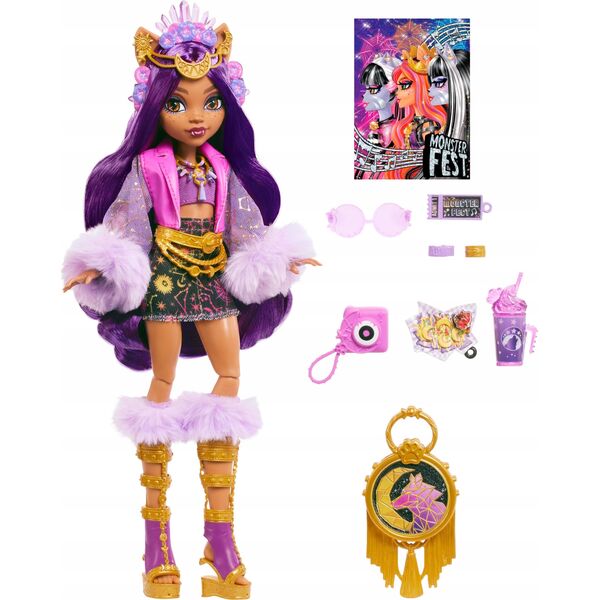 Mattel MH FEST CLAWDEEN WOLF HXH80 WB4 14119324 194735230686
