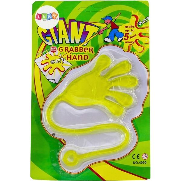 LeanToys Lepka Rączka Łapka Elastyczna Glut Slime Żółta 14119426 5905991000587