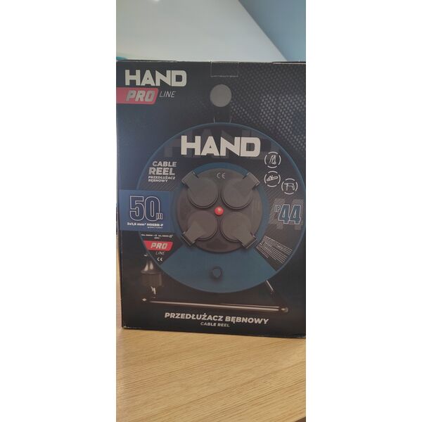 Plastrol HAND PRZEDŁUŻACZ BĘBEN 50m 3x1,5mm 16A / 3680W / IP44 14120952 5902273434283
