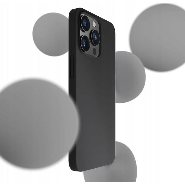 3MK 3MK Silicone Case iPhone 16 Pro Max 6.9" czarny/black 14121066 5903108586641
