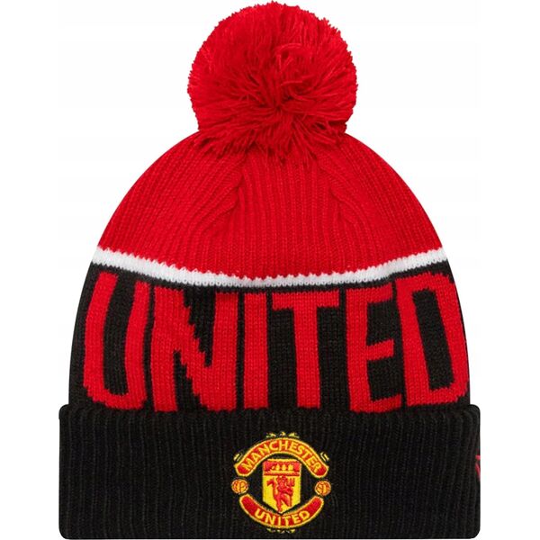 New Era New Era Manchester United Pom Beanie 60564619 Czerwone One size 14121373 198058813922