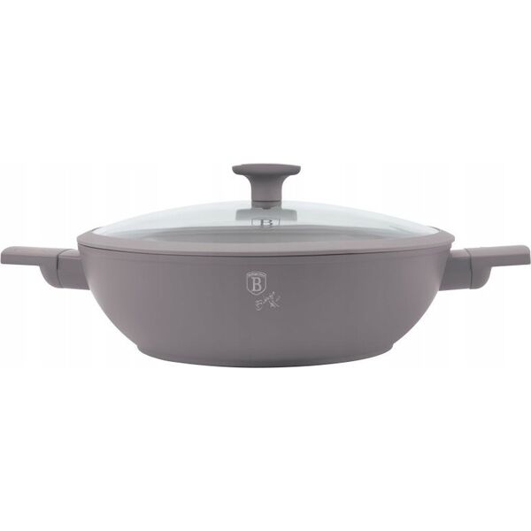 Patelnia Berlinger Haus WOK TYTANOWY Z POKRYWĄ 30cm BERLINGER HAUS BH-8095 TAUPE 14121634 5999108469329