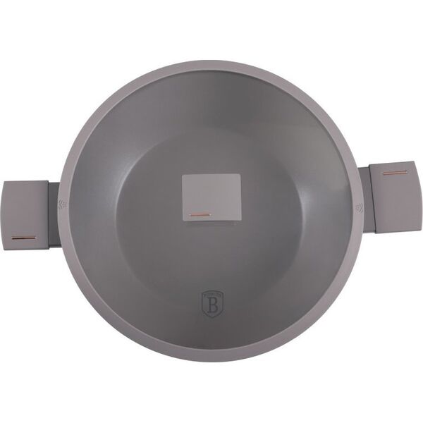 Patelnia Berlinger Haus WOK TYTANOWY Z POKRYWĄ 30cm BERLINGER HAUS BH-8095 TAUPE 14121634 5999108469329