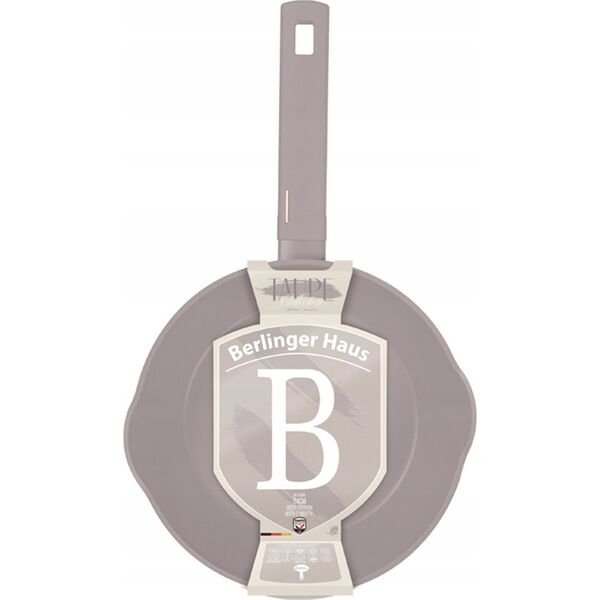 Patelnia Berlinger Haus GŁĘBOKA PATELNIA TYTANOWA 24cm BERLINGER HAUS BH-8090 TAUPE 14121641 5999108469220