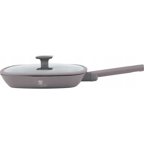 Patelnia Berlinger Haus PATELNIA GRILLOWA TYTANOWA Z POKRYWĄ 28cm BERLINGER HAUS BH-8097 TAUPE 14121649 5999108469367