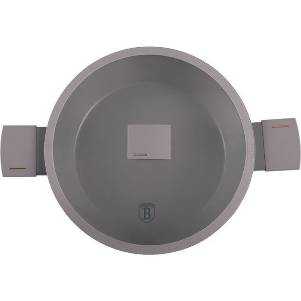 Berlinger Haus PŁASKI GARNEK TYTANOWY Z POKRYWĄ 30cm BERLINGER HAUS BH-8099 TAUPE 14121651 5999108469404