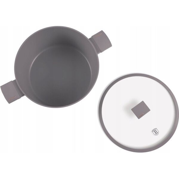 Berlinger Haus GARNEK TYTANOWY Z POKRYWĄ 30cm BERLINGER HAUS BH-8103 TAUPE 14121652 5999108469480