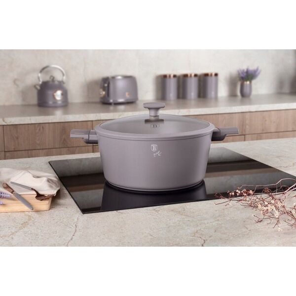 Berlinger Haus GARNEK TYTANOWY Z POKRYWĄ 30cm BERLINGER HAUS BH-8103 TAUPE 14121652 5999108469480