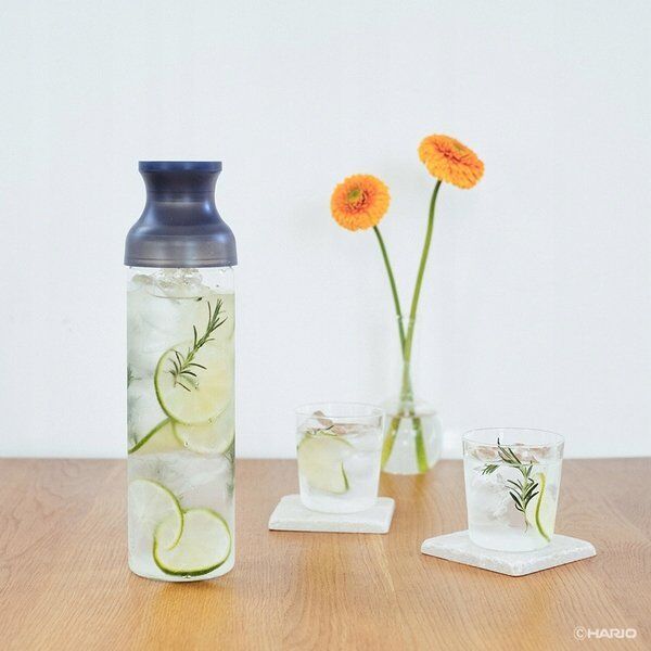 Hario Hario - Filter-In Tea Carafe - Butelka do Cold Brew Szary 1l 14124942 4977642038608