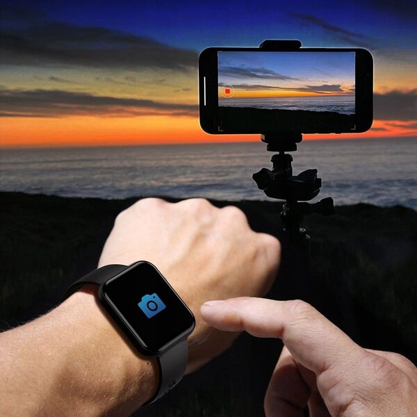 Smartwatch Choetech Smartwatch Choetech WT001 z funkcją odbierania połączeń IP67 - czarny 14127396 6932112104991