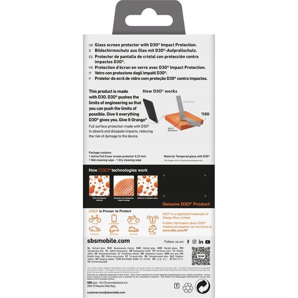 SBS Mobile Etui SBS Extreme Mag D3O MagSafe do iPhone 16 Pro - przezroczyste 14127428 8018417482687
