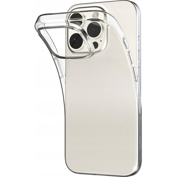 Puro Etui silikonowe Puro 03 Nude do iPhone 16 Pro - przezroczyste 14127432 8018417484957