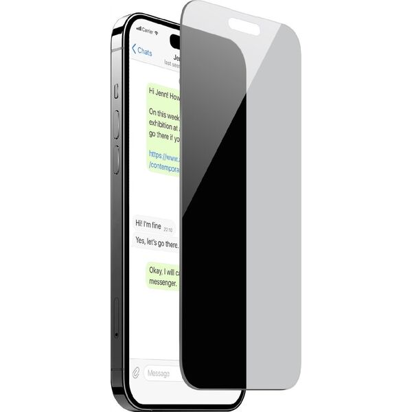 Puro Szkło hartowane Puro Privacy Tempered Glass do iPhone 16 Plus / iPhone 15 Plus 14127486 8018417490095