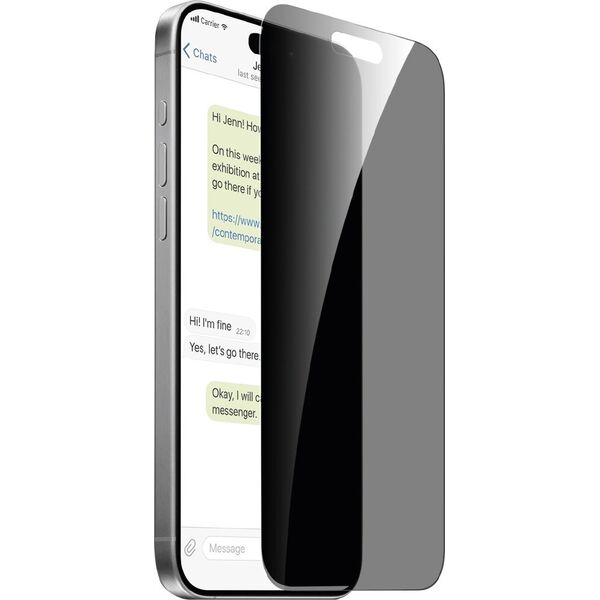 Puro Szkło hartowane Puro Privacy Tempered Glass do iPhone 16 Plus / iPhone 15 Plus 14127486 8018417490095