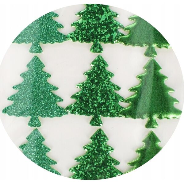 Craft with Fun OZDOBA BN NAKLEJKI CHOINKA ZIEL 9SZT CF 12/288 14128005 5904335883053