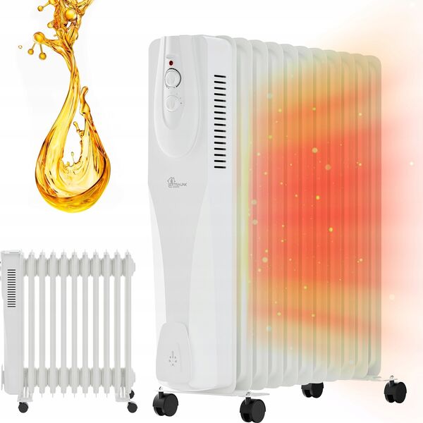 Grzejnik ExtraLink EXTRALINK OIL HEATER RADIATOR 2500W, 11 FINS, NY-25W1 14128057 5905090330622