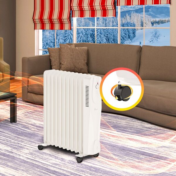 Grzejnik ExtraLink EXTRALINK OIL HEATER RADIATOR 2500W, 11 FINS, NY-25W1 14128057 5905090330622