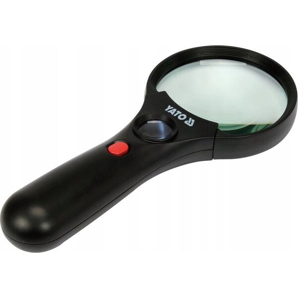 Yato YATO LUPA DWIE SOCZEWKI 3x/45x PODŚWIETLENIE LED 14128367 5906083090844