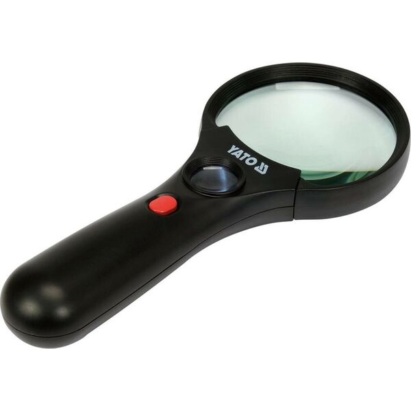 Yato YATO LUPA DWIE SOCZEWKI 3x/45x PODŚWIETLENIE LED 14128367 5906083090844