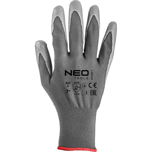 Neo Rękawice robocze, poliester pokryty PU, 4131X, rozmiar 7 14131025 5907558477764