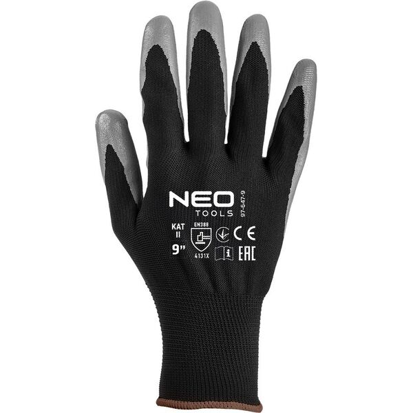Neo Rękawice robocze, poliester pokryty ntrylemx, 4131X, rozmiar 9 14131036 5907558477832