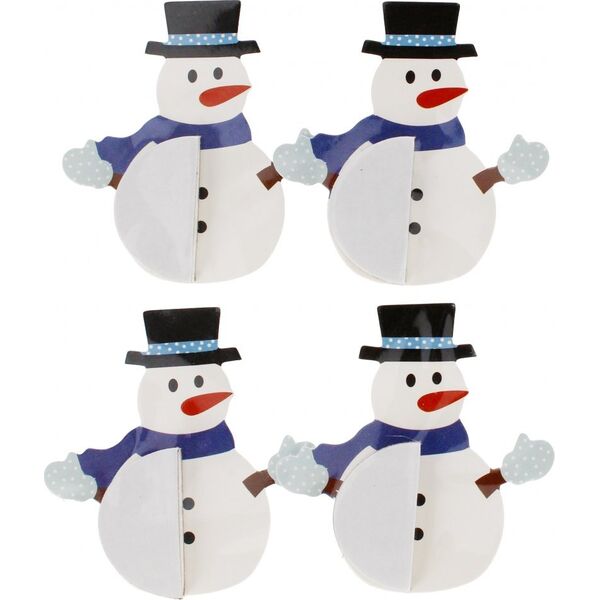 Craft with Fun OZDOBA BN NAKLEJKI BALWANEK HARM 4SZT CF 12/144 14132133 5908275175735