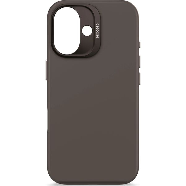 Decoded Decoded AntiMicrobial Silicone Backcover - silikonowa obudowa ochronna do iPhone 16 kompatybilna z MagSafe (phantom) 14133911 8721145000824