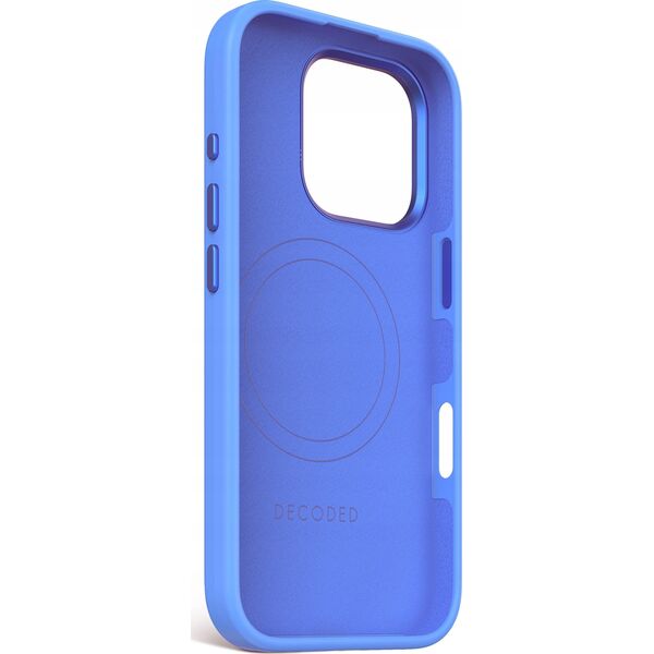 Decoded Decoded AntiMicrobial Silicone Stacks Backcover - silikonowa obudowa ochronna do iPhone 16 kompatybilna z MagSafe (super sonic) 14133930 8721145001487