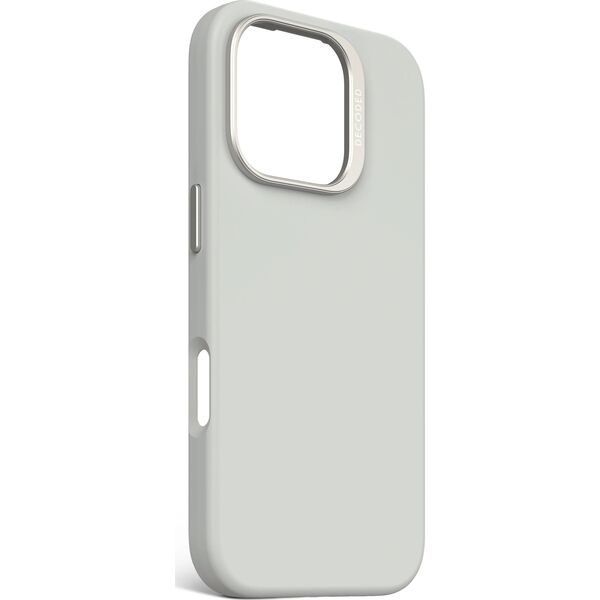 Decoded Decoded AntiMicrobial Silicone Backcover - silikonowa obudowa ochronna do iPhone 16 Pro kompatybilna z MagSafe (stone gray) 14133931 8721145000947