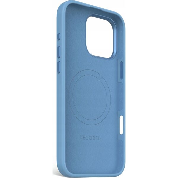 Decoded Decoded AntiMicrobial Silicone Backcover - silikonowa obudowa ochronna do iPhone 16 Pro Max kompatybilna z MagSafe (air blue) 14133955 8721145001081