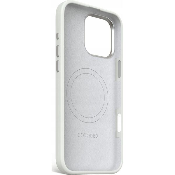Decoded Decoded AntiMicrobial Silicone Backcover - silikonowa obudowa ochronna do iPhone 16 Pro Max kompatybilna z MagSafe (stone gray) 14133956 8721145001104