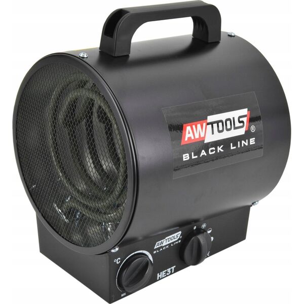 AWTools AW NAGRZEWNICA ELEKTRYCZNA TUBA  3KW  /BLACK LINE 14135679 5903678624477