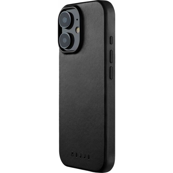 Troubadour Goods Limited Mujjo Full Leather Case - etui skórzane do iPhone 16 kompatybilne z MagSafe (black) 14136082 5060487086848
