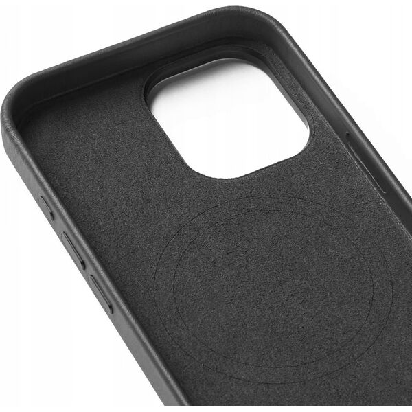Troubadour Goods Limited Mujjo Full Leather Case - etui skórzane do iPhone 16 kompatybilne z MagSafe (black) 14136082 5060487086848