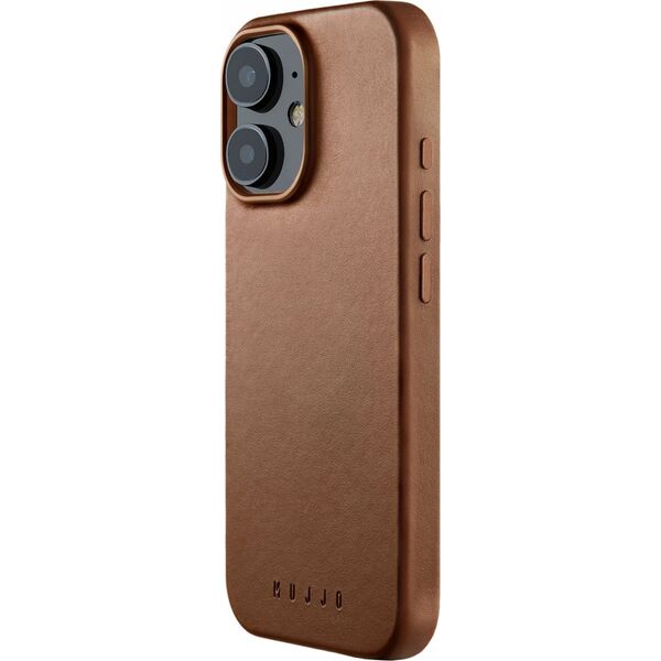 Troubadour Goods Limited Mujjo Full Leather Case - etui skórzane do iPhone 16 kompatybilne z MagSafe (tan) 14136083 5060487086855
