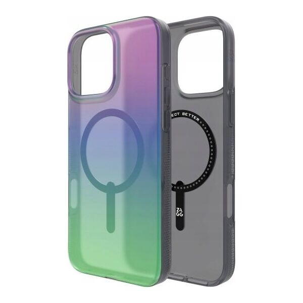 Zagg International ZAGG Milan Snap - obudowa ochronna do iPhone 16 Pro Max kompatybilna z MagSafe (raven feather) 14137800 840390319531