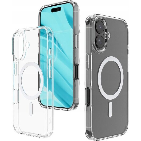 Jcpal JCPal iGuard DualPro MagSafe Compatible Case - etui MagSafe do iPhone 16 Plus przeźroczyste - Gwarancja bezpieczeństwa. Proste raty. Bezpłatna wysyłka od 170 zł. 14139415 6954661870882