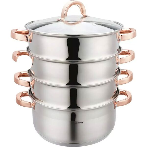 Klausberg GARNEK NA PARĘ KLAUSBERG 5 ELEM. 24cm KB-7736 ROSE GOLD 14141427 5908287277366