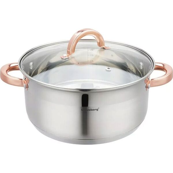 Klausberg GARNEK NA PARĘ KLAUSBERG 3 ELEM. 24cm KB-7734 ROSE GOLD 14141432 5908287277342