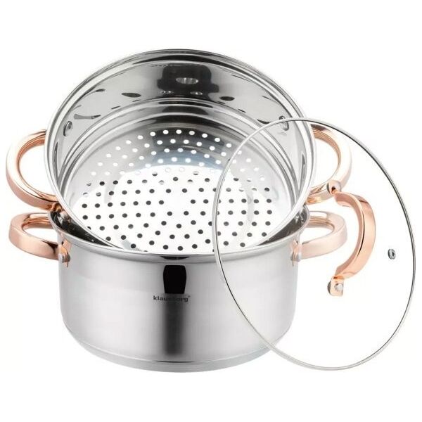 Klausberg GARNEK NA PARĘ KLAUSBERG 3 ELEM. 22cm KB-7731 ROSE GOLD 14141433 5908287277311