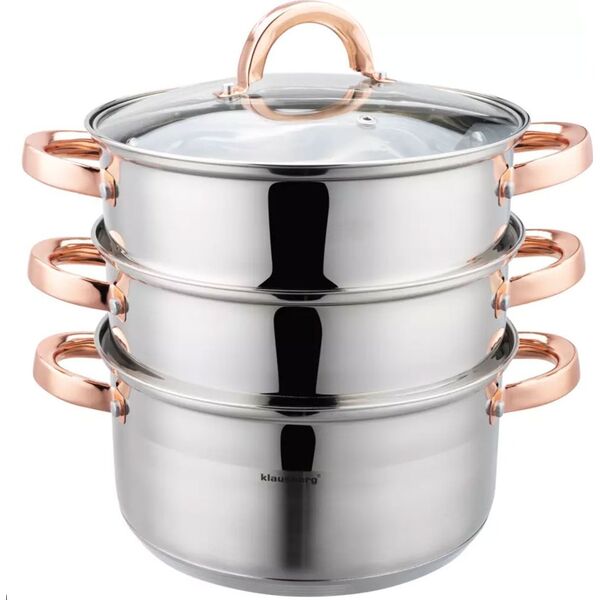 Klausberg GARNEK NA PARĘ KLAUSBERG 4 ELEM. 24cm KB-7735 ROSE GOLD 14141434 5908287277359